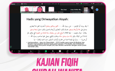 kajian Fiqih Shirah Muslimah Cerdas Bersama Aisyah r.a