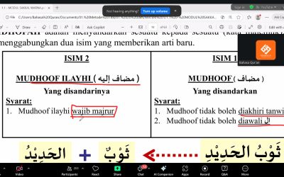 Nahwu Shorof Angkatan 38 Pertemuan Pertama