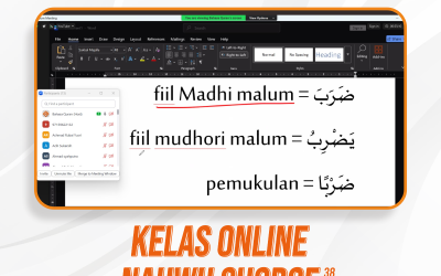 Nahwu Shorof Angkatan 38 Pertemuan ke-8