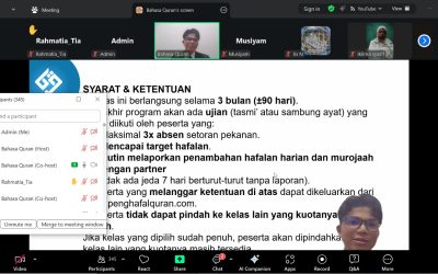 Webinar Tahfidz Angkatan 8