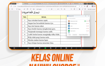 Nahwu Shorof Angkatan 38 Pertemuan ke-13