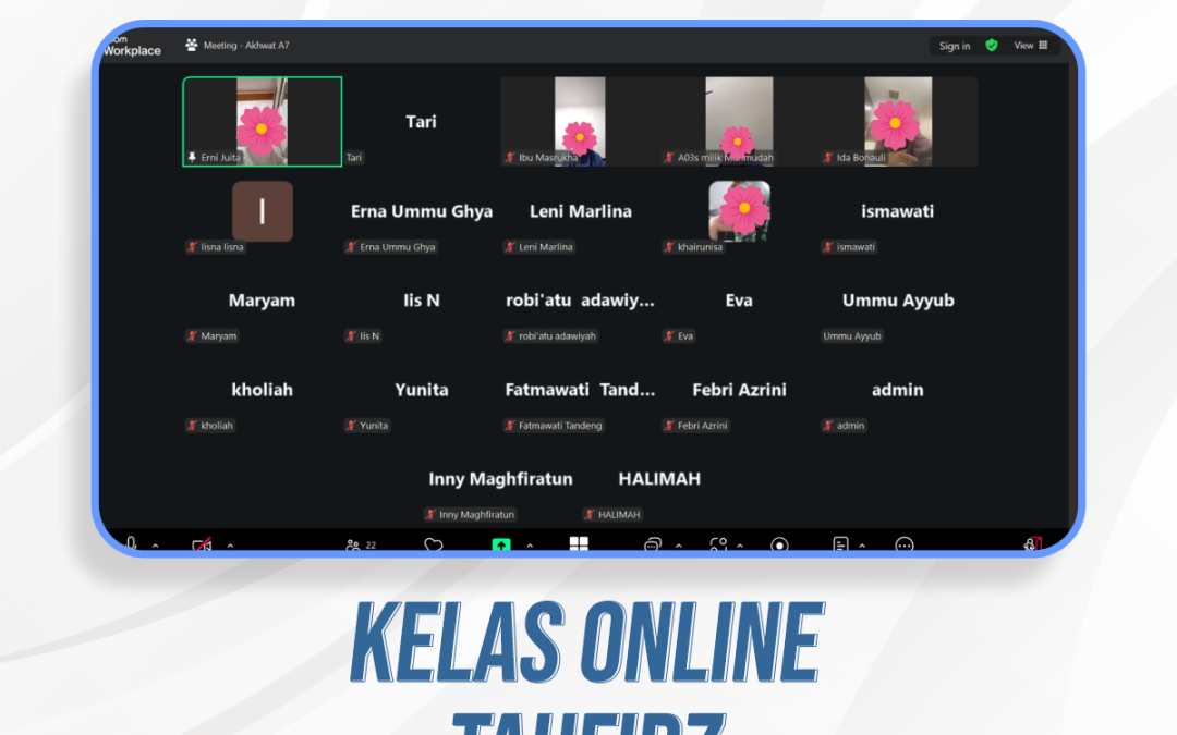 Kelas Online Tahfidz Angkatan 8 tanggal 27/01/2026