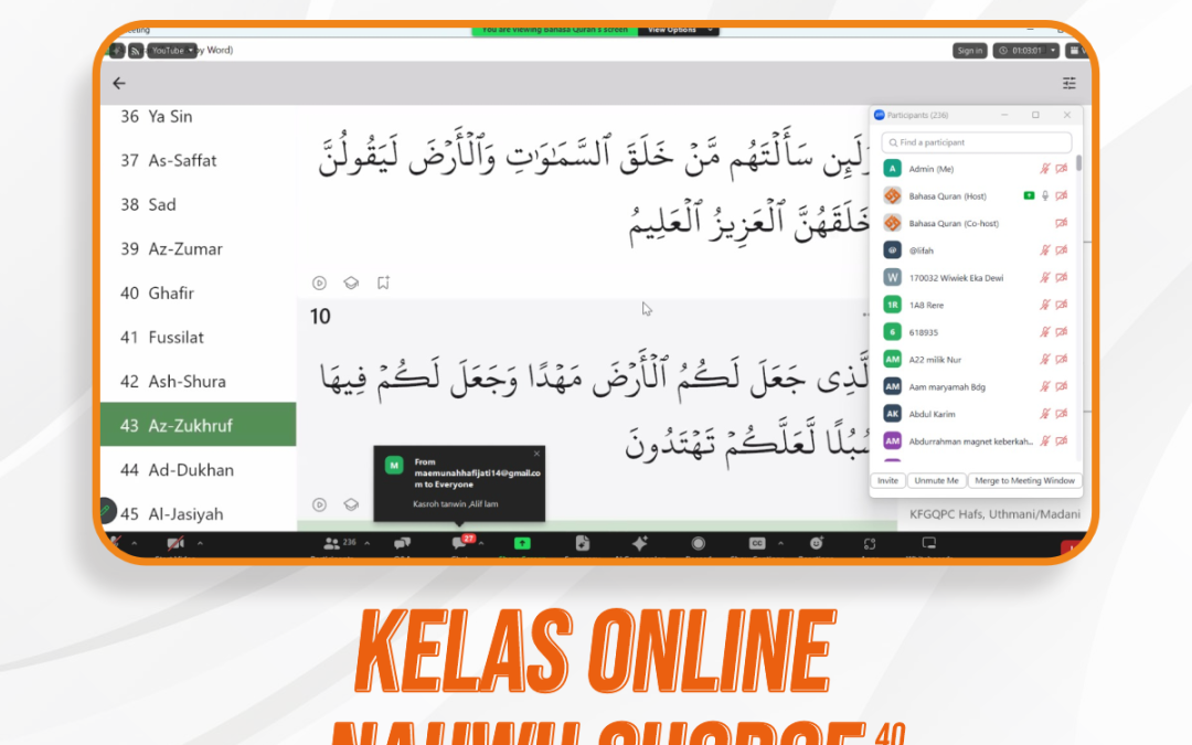 Nahwu Shorof Angkatan 40 | Ramadhan | Pertemuan Pertama