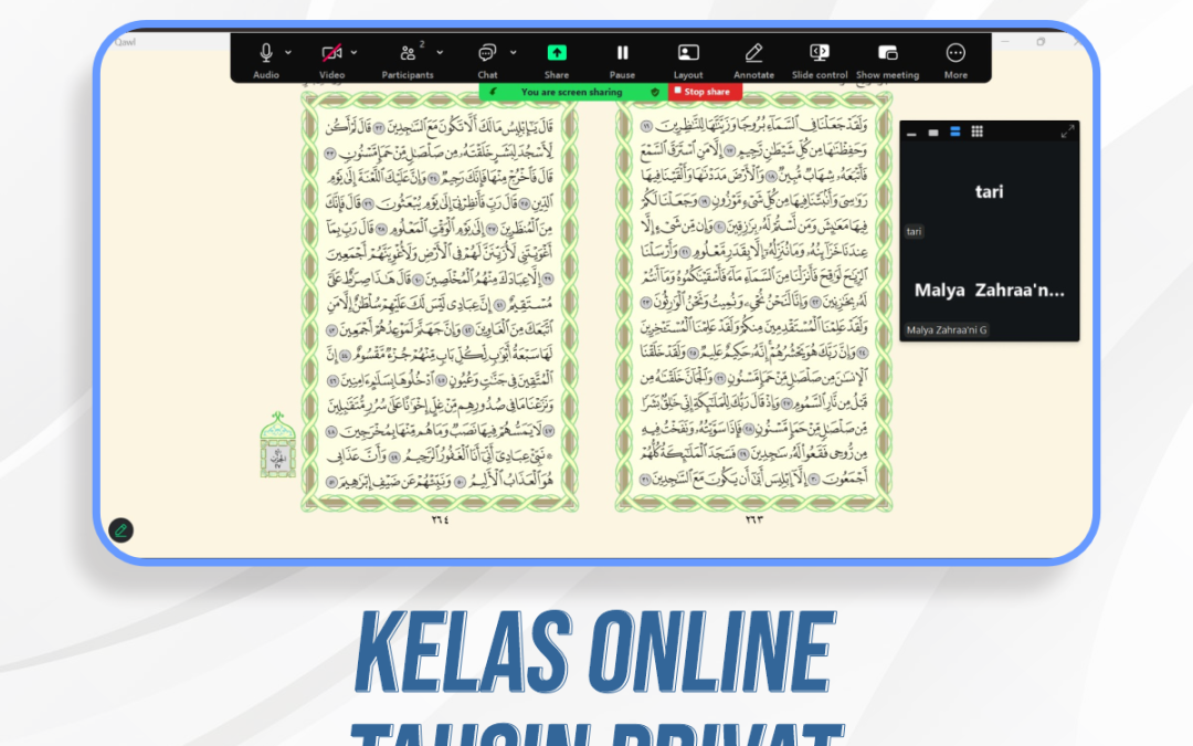 Kelas Tahsin Privat Akhwat