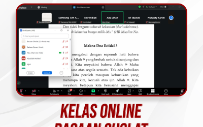 Kelas Online Bacaan Sholat Pertemuan Ke-10