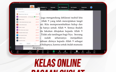 Kelas Online Bacaan Sholat Pertemuan Ke-2