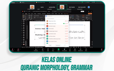 Quranic Morphology, Grammar, & Kelas Quran Ilal | 4