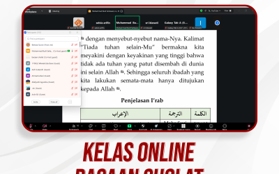 Kelas Online Bacaan Sholat Pertemuan Ke-4