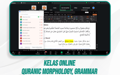 Quranic Morphology, Grammar, & Kelas Quran Ilal | 5