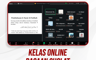 Kelas Online Bacaan Sholat Pertemuan Ke-6