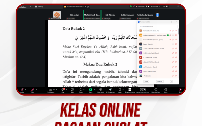 Kelas Online Bacaan Sholat Pertemuan Ke-7