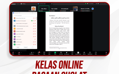 Kelas Online Bacaan Sholat Pertemuan Ke-8