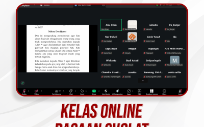 Kelas Online Bacaan Sholat Pertemuan Ke-11