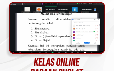 Kelas Online Bacaan Sholat Pertemuan Ke-17
