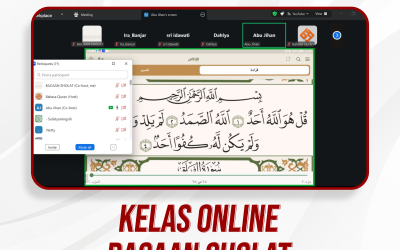 Kelas Online Bacaan Sholat Pertemuan Ke-22