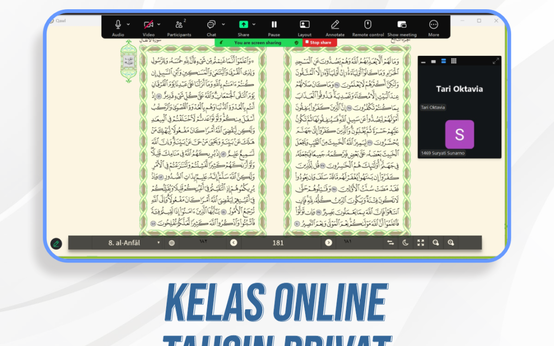 Kelas Tahsin Privat Akhwat