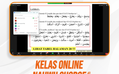 Nahwu Shorof Angkatan 40 Pertemuan Ke-5