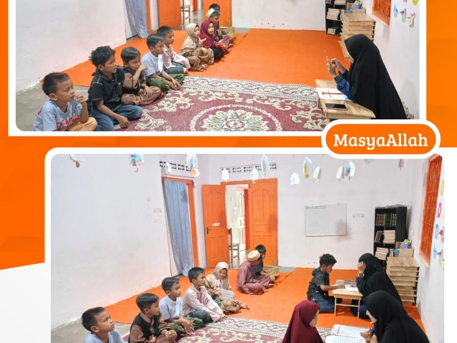 Tes Bacaan Calon Peserta Ngaji Kelas Anak-anak