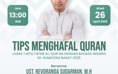 Webinar Tips Menghafal Quran
