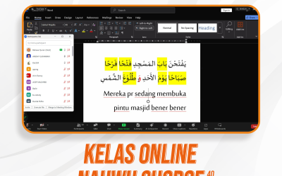 Nahwu Shorof Angkatan 40 Pertemuan Ke-10