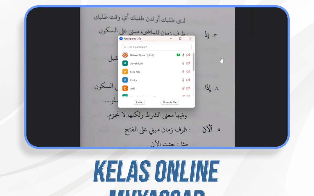 Kelas Online Muyassar Buku Jilid 3 Pertemuan ke-20