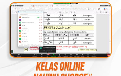 Nahwu Shorof Angkatan 41 Pertemuan Ke-3