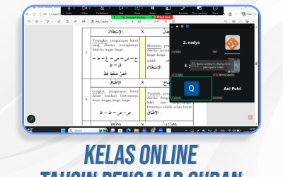 Kelas Online Tahsin Para Ustadzah Pengajar Quran | 7