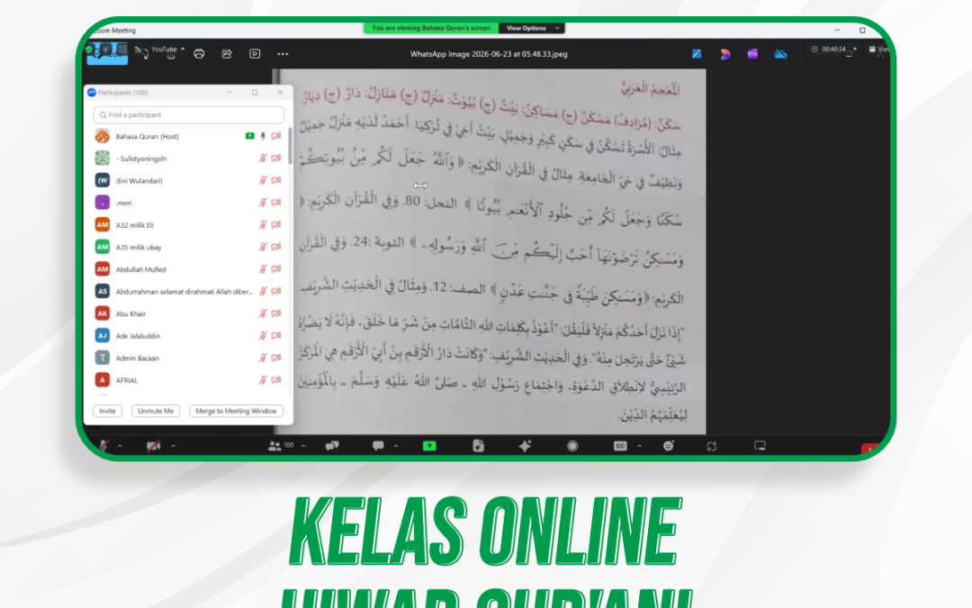 Hiwar Qur’ani Pertemuan Ke-8