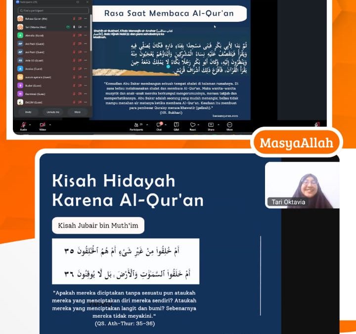 Webinar Tahsin dan Tilawah Al-Qur’an