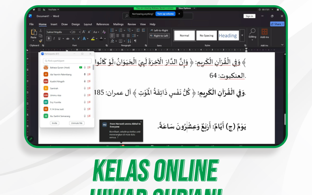 Hiwar Qur’ani Pertemuan Ke-11