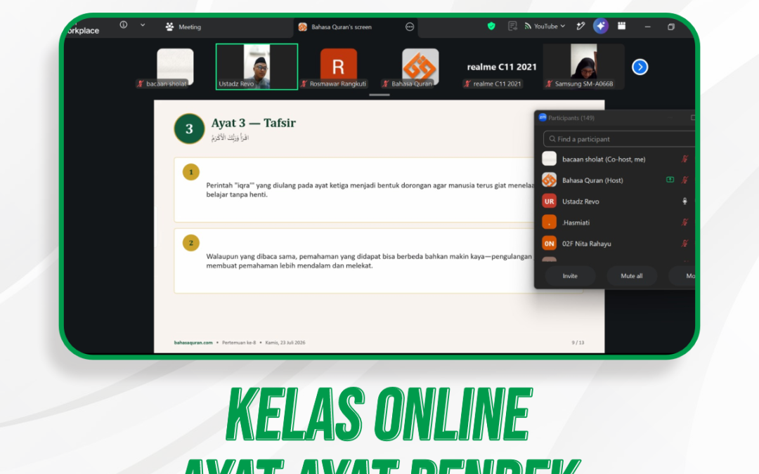 Kelas Ayat-Ayat Pendek Pertemuan Ke-8