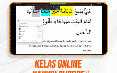 Nahwu Shorof Angkatan 41 Pertemuan Ke-8