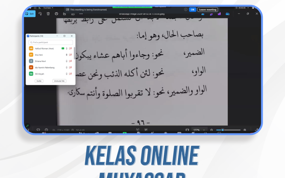 Kelas Online Muyassar Buku Jilid 3 Pertemuan ke-27