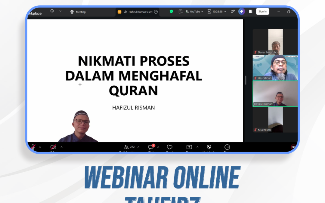 Webinar Online Tahfidz Angkatan 9