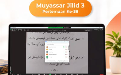 Kelas Level 5 | Muyassar Buku Jilid 3 Pertemuan ke-38