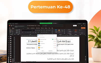 Kelas Quranic Morphology and Grammar | 48