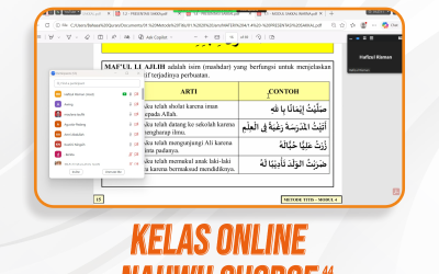 Nahwu Shorof Angkatan 44 Pertemuan Ke-8