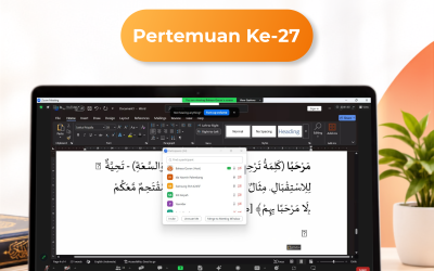 Hiwar Qur’ani Pertemuan Ke-27