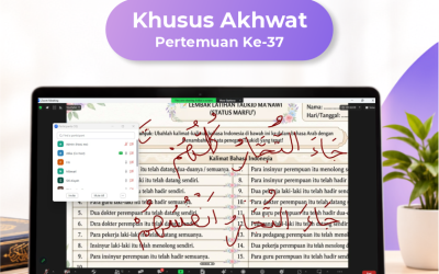 Nahwu Shorof Exclusive Akhwat Pertemuan Ke-37