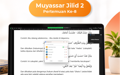 Kelas Online Muyassar Buku Jilid 2 Pertemuan Ke-8