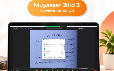 Kelas Level 5 | Muyassar Buku Jilid 3 Pertemuan ke-40