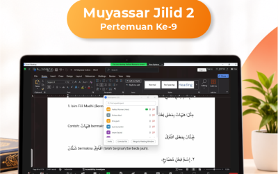 Kelas Online Muyassar Buku Jilid 2 Pertemuan Ke-9