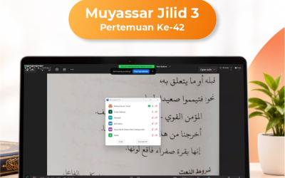Kelas Level 5 | Muyassar Buku Jilid 3 Pertemuan ke-42