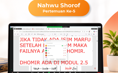Kelas Level 1 Nahwu Shorof Angkatan 45 Pertemuan Ke-5