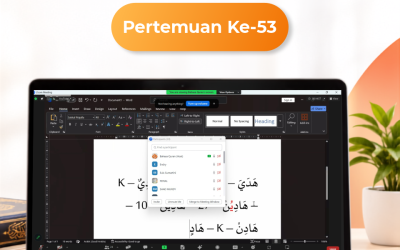 Kelas Quranic Morphology and Grammar | 53